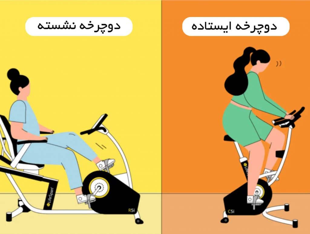 دوچرخه ثابت و ایستاده